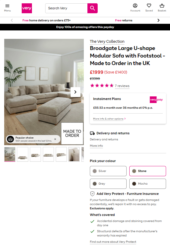 Price comparison