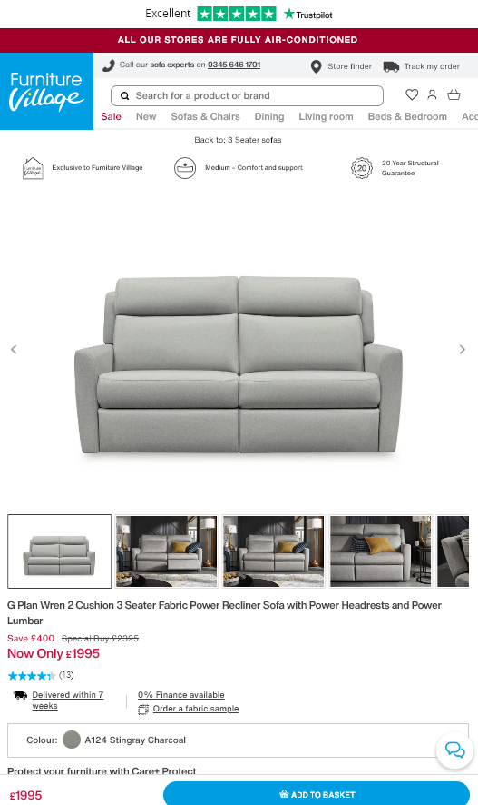 Price comparison