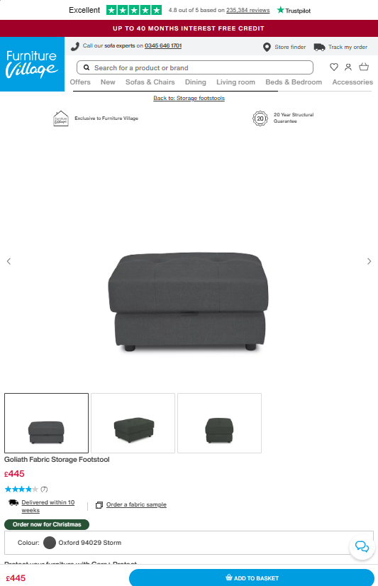 Price comparison