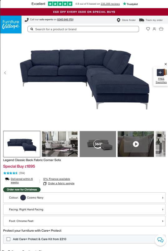 Price comparison