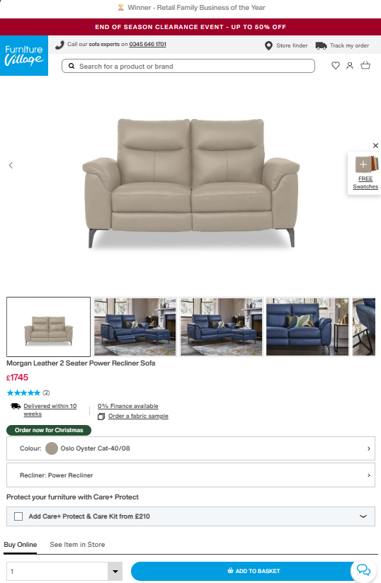 Price comparison