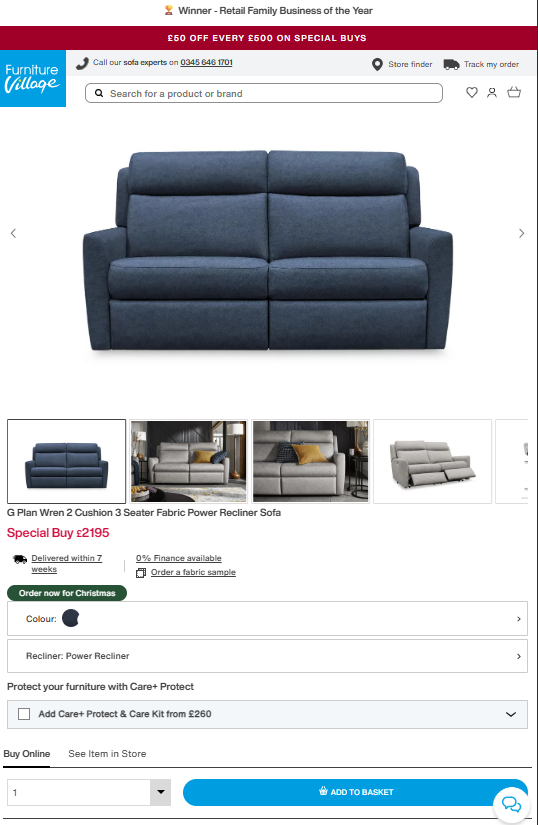Price comparison