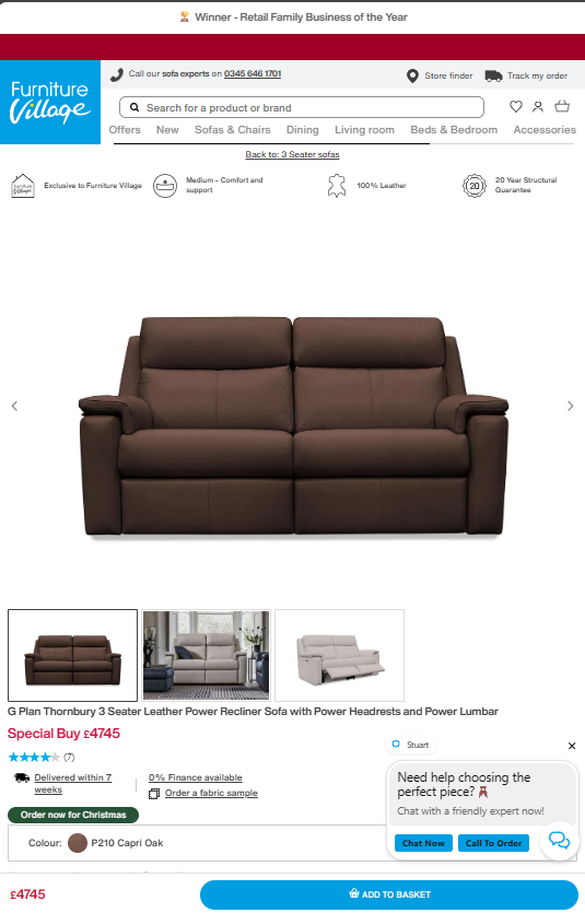 Price comparison