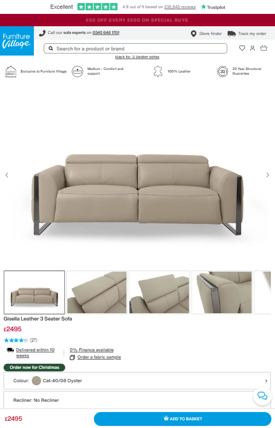 Price comparison