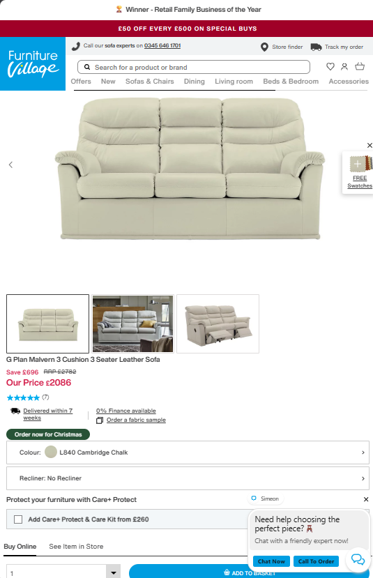 Price comparison