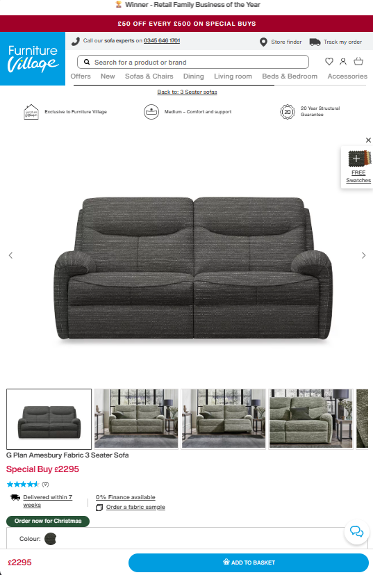 Price comparison