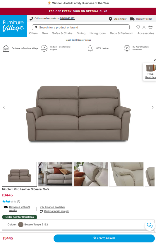 Price comparison