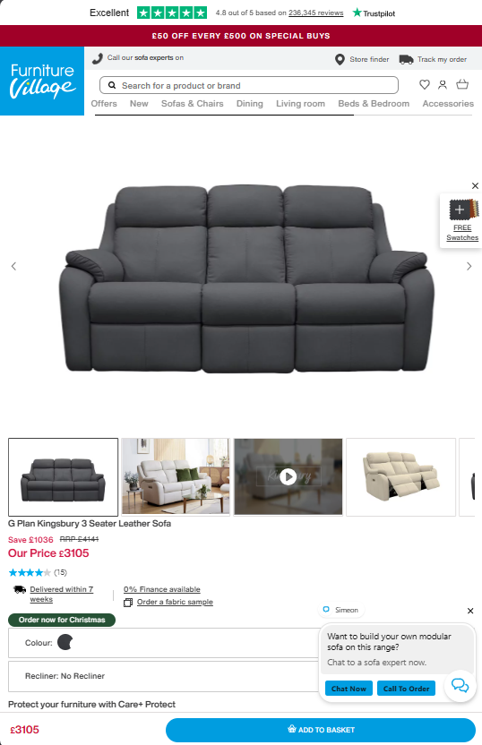 Price comparison