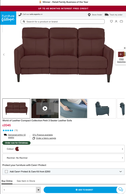 Price comparison