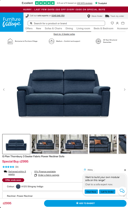Price comparison