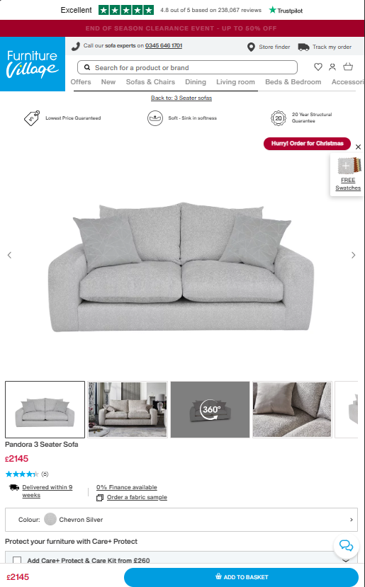 Price comparison