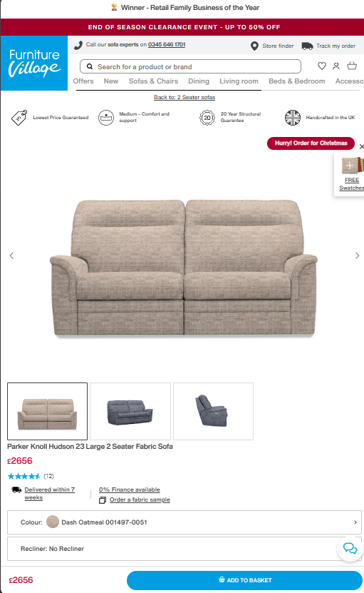 Price comparison