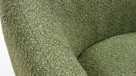 ‘Shelbie’ Olive Fabric Boucle Accent Chair