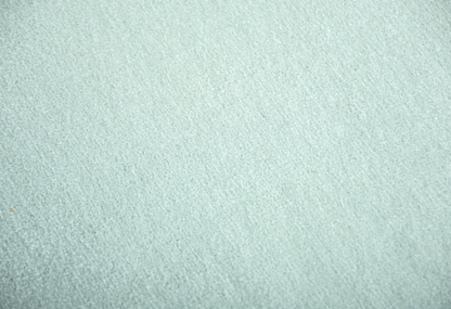 'Skye' Light Blue Fabric Round Stool