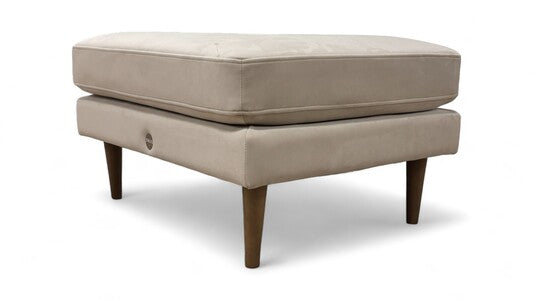 ‘The Big Chill’ Sunningdale Stone Velvet Footstool