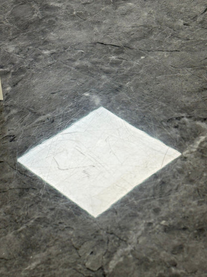 'Donnie’ Grey Real Marble Dining Table