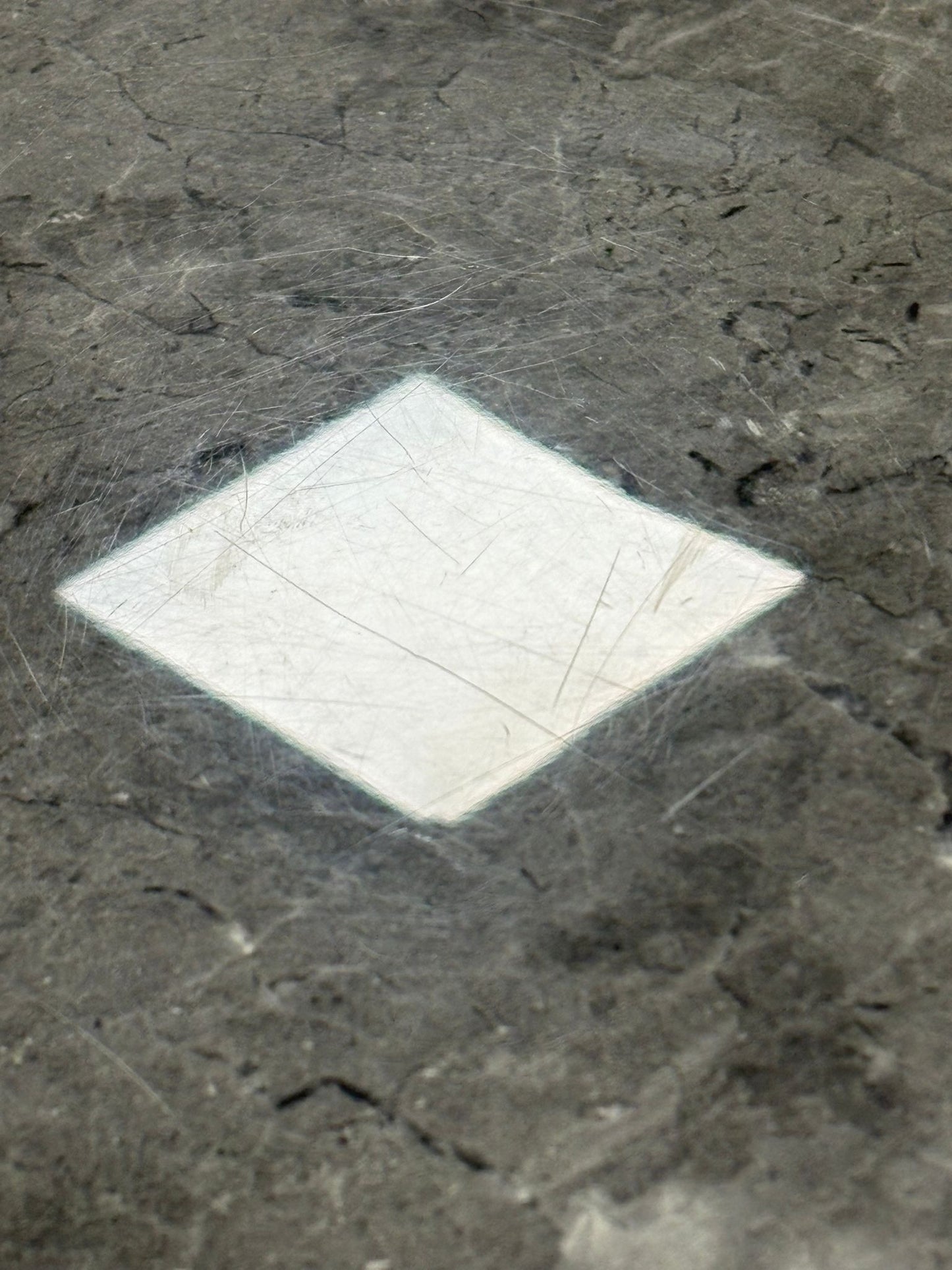 'Donnie’ Grey Real Marble Dining Table