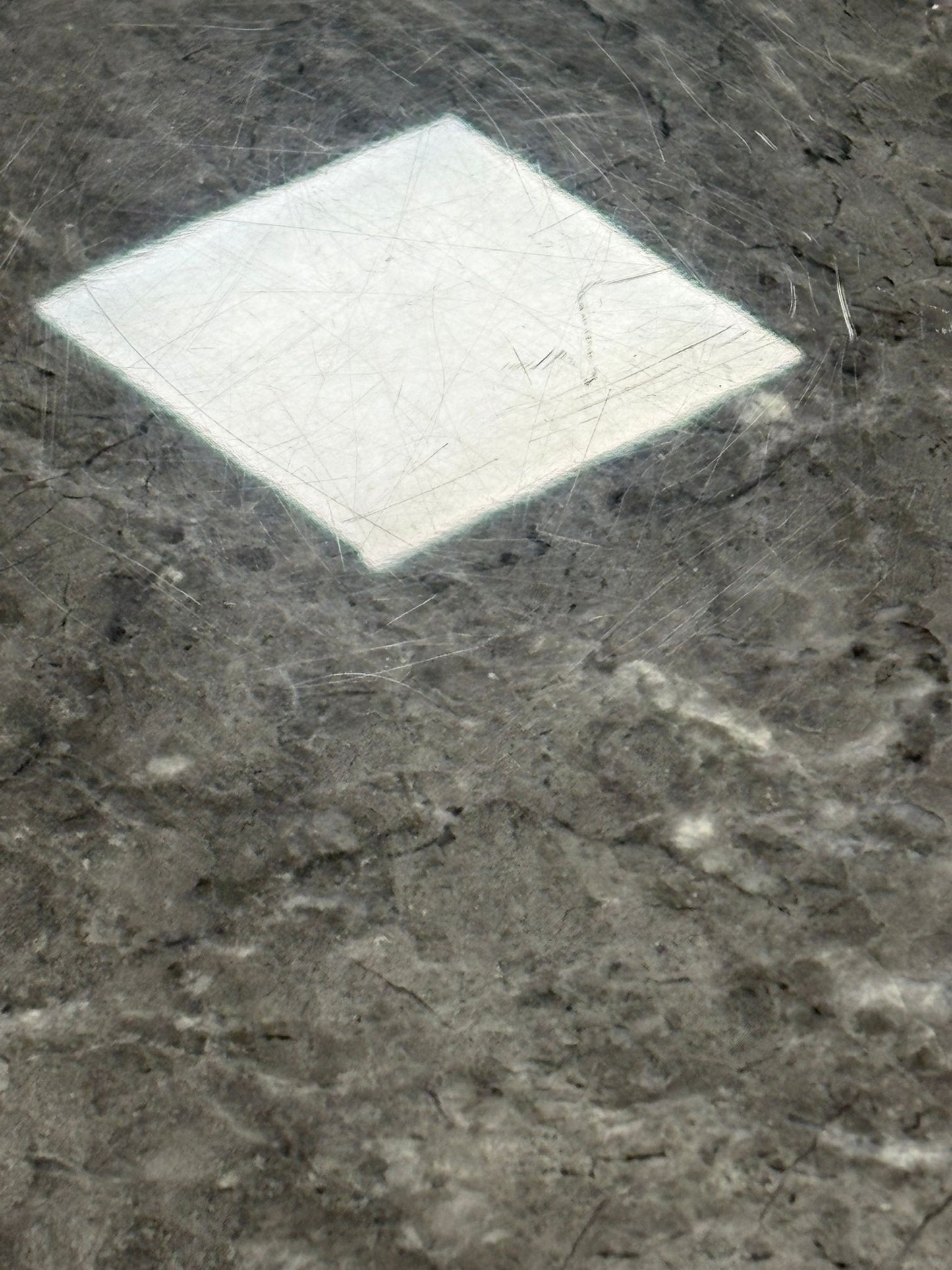 'Donnie’ Grey Real Marble Dining Table