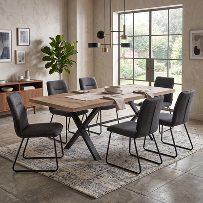 Bodahl 'Roma' 52 Natura Bianca Solid Oak Straight Edge 100cm Table Extension Leaf