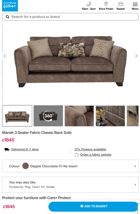 Price comparison