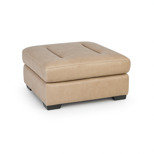 'Turtle' Mink Suede Padded Footstool