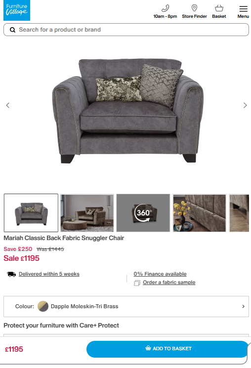 Price comparison