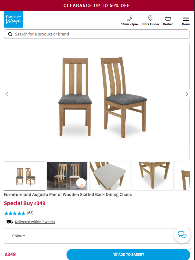 Price comparison