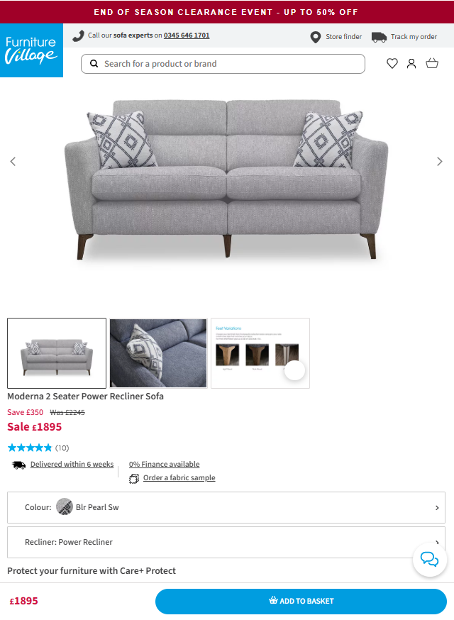 Price comparison