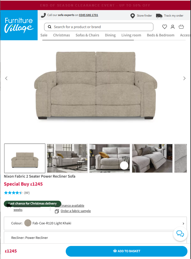 Price comparison