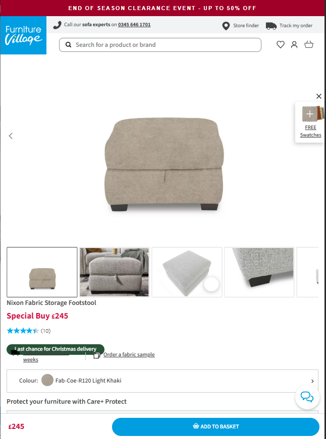 Price comparison
