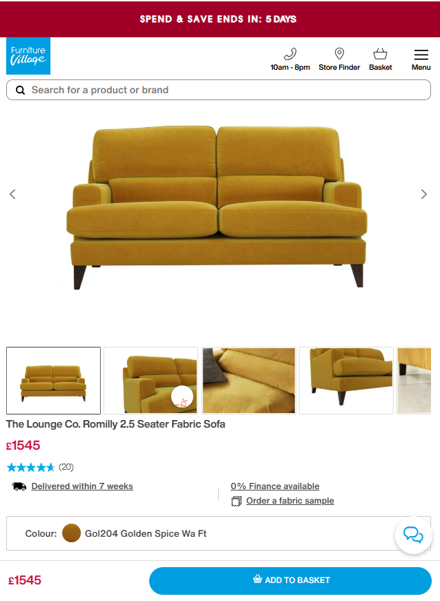 Price comparison