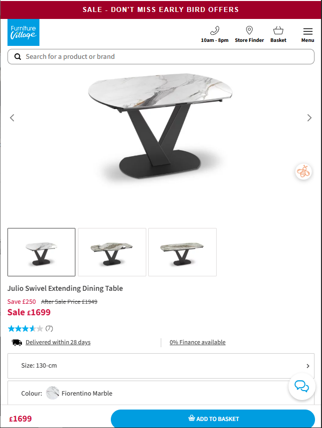 Price comparison