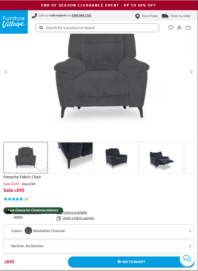 Price comparison