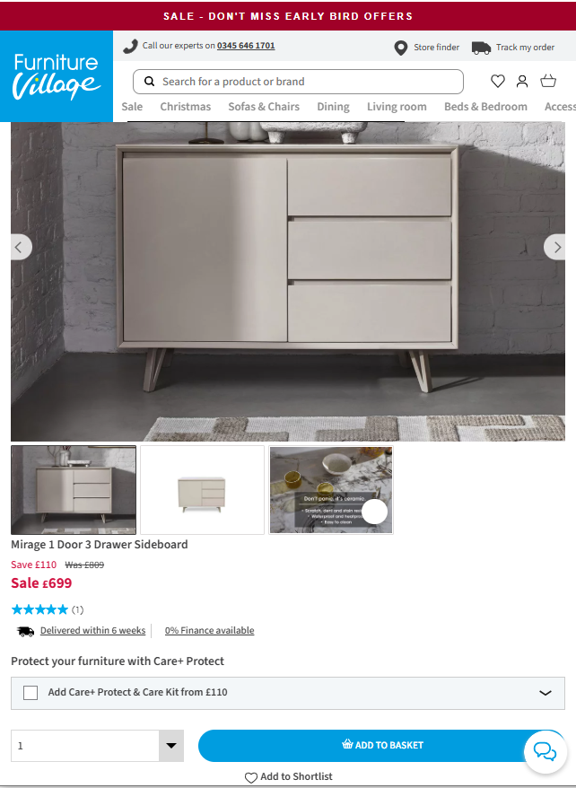 Price comparison