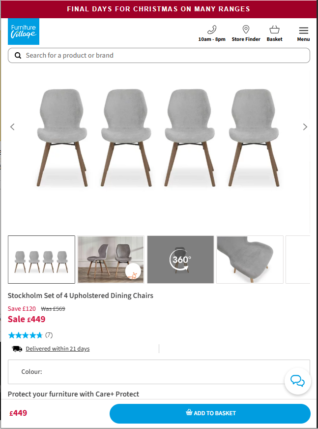 Price comparison