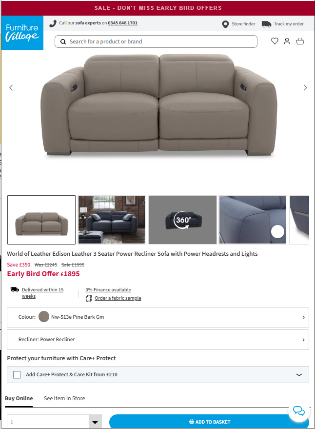 Price comparison