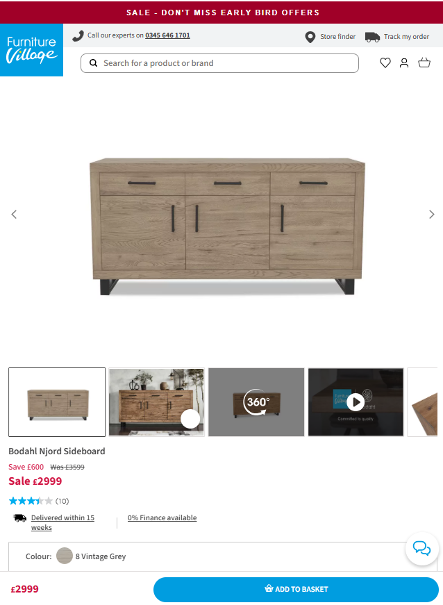 Price comparison
