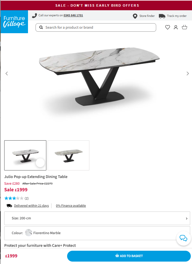 Price comparison
