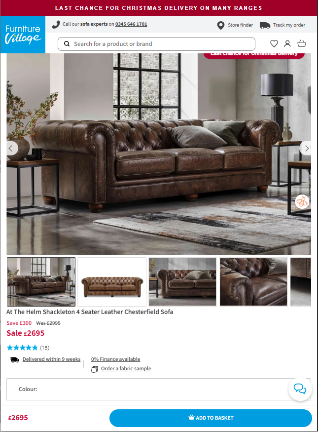Price comparison
