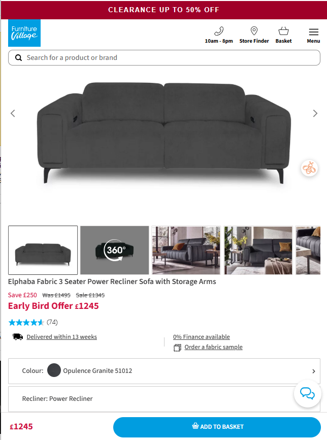 Price comparison
