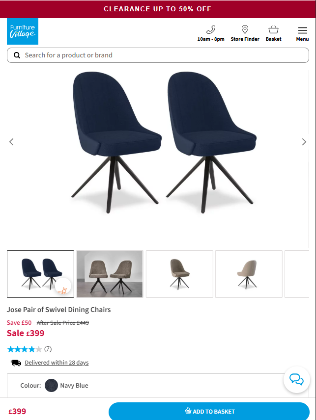 Price comparison