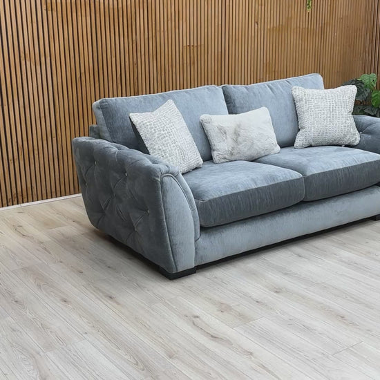 Video tour of the 'Aphrodite' sofa, showcasing the reversible cushions and DuoFlex seat cushioning.