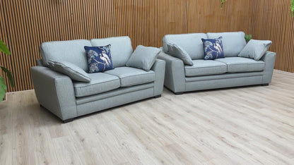 Video demonstrating the quality and comfort features of the Sofology Chalfont sofa set.