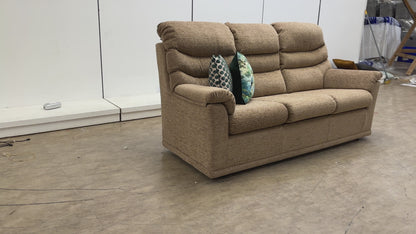 G Plan ‘Malvern’ A071 Boucle Oyster Woven Fabric 3 Seater Sofa