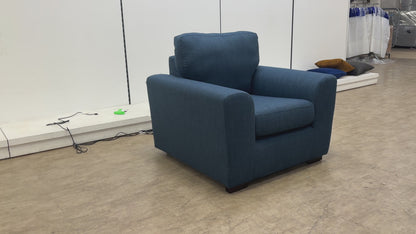 ‘Zeb' Midnight Revive Fabric Armchair