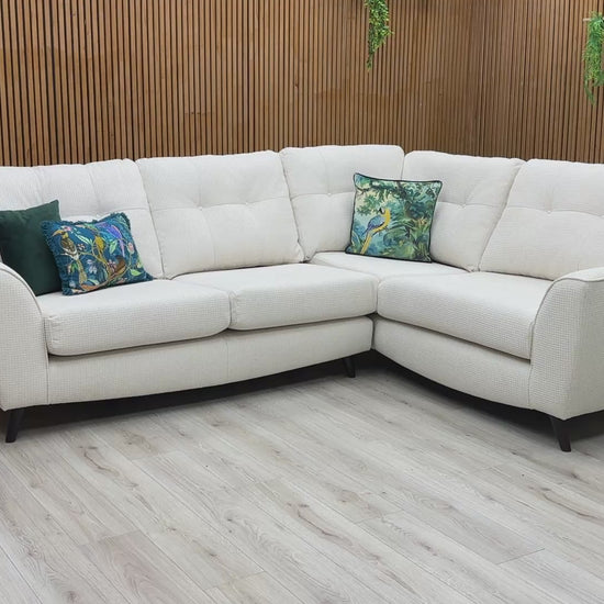 Lifestyle Video of the 'Dawson' Corner Sofa, demonstrating its contemporary design and fit within a modern living space.