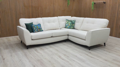 Lifestyle Video of the 'Dawson' Corner Sofa, demonstrating its contemporary design and fit within a modern living space.