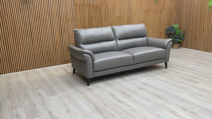 'Winner' Oslo Cat-40/15 Elephant Leather 3 Seater Sofa