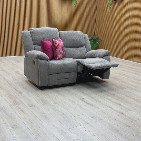 Product feature video demonstrating the smooth manual reclining mechanism of the Weston sofa for personalized relaxation.
