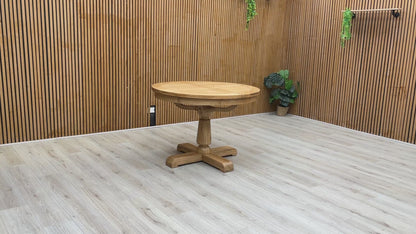 Furnitureland 'Augusta' Round Extending Dining Table